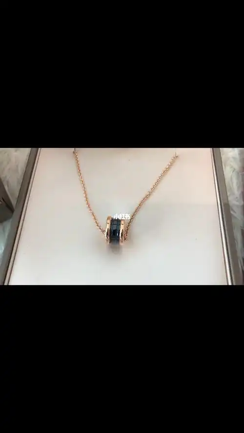 宝格丽黑金陶瓷项链韩免