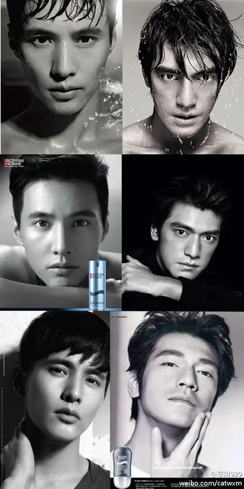 碧欧泉男士代言人——金城武,元斌,二人的共同点:美颜,低调,零绯闻,宅