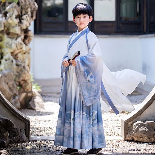 男童汉服古装唐装儿童童装春秋款中国风小男孩古风超仙少爷服秋冬