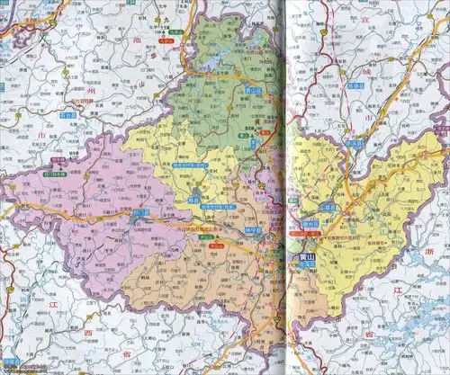 黄山市地图高清版