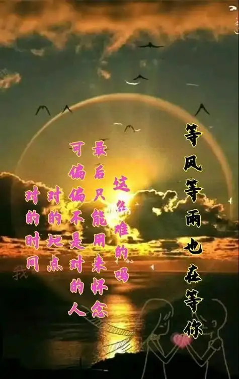 等风等雨也等你下一句等风等雨我等你幽默接下一句是什么