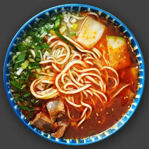 陇萃堂 兰州牛肉面 原汤拉面186g*2袋