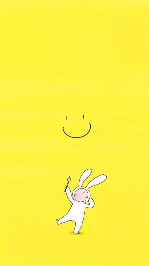 黄色主题背景高清手机壁纸图片