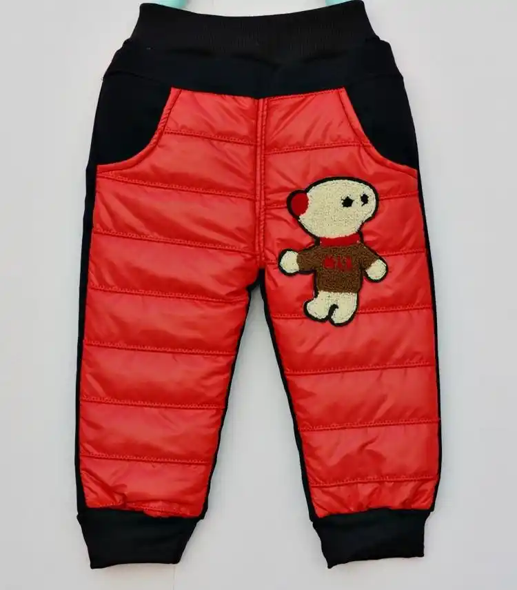 卡通冬款小童棉裤 斯努比 毛巾秀图案 行秀 童裤 冬款童装批发图片_3