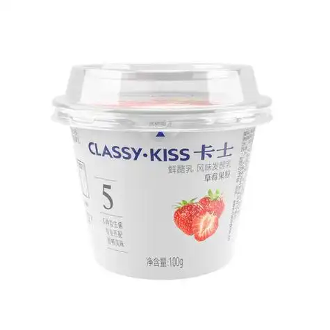 kiss 草莓果粒鲜酪乳 100g*6杯 低温酸奶风味发酵乳多少钱-聚超值