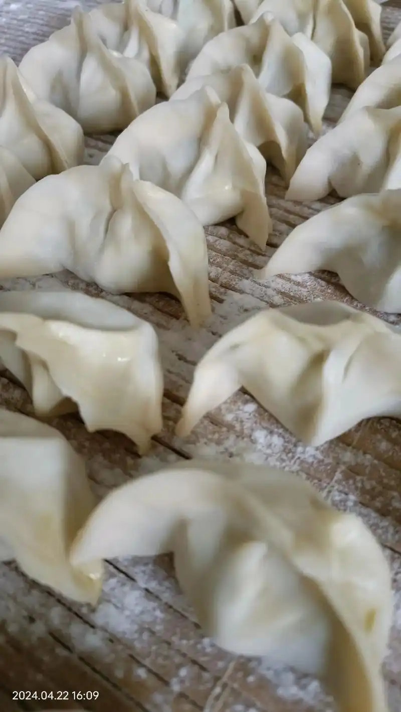 自己动手丰衣足食 ,味道好极啦 ,纯手工水饺 ,出锅喽!05 - 抖音