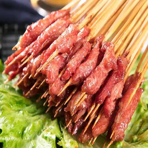 猪里脊肉串 猪肉小串100根户内外游新鲜烧烤食材半成品冷冻生鲜猪肉