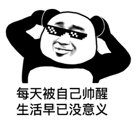 每天被自己帅醒生活早已没意义_生活_意义_帅醒_每天_早已表情