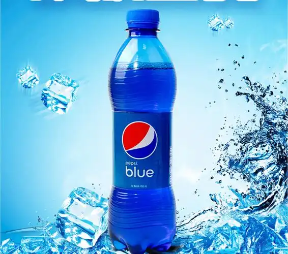 百事蓝色可乐450ml