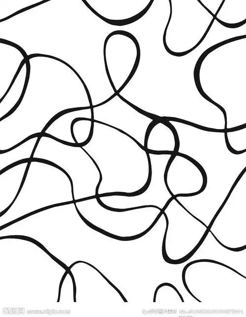 线条简笔画线条画图片大全简单