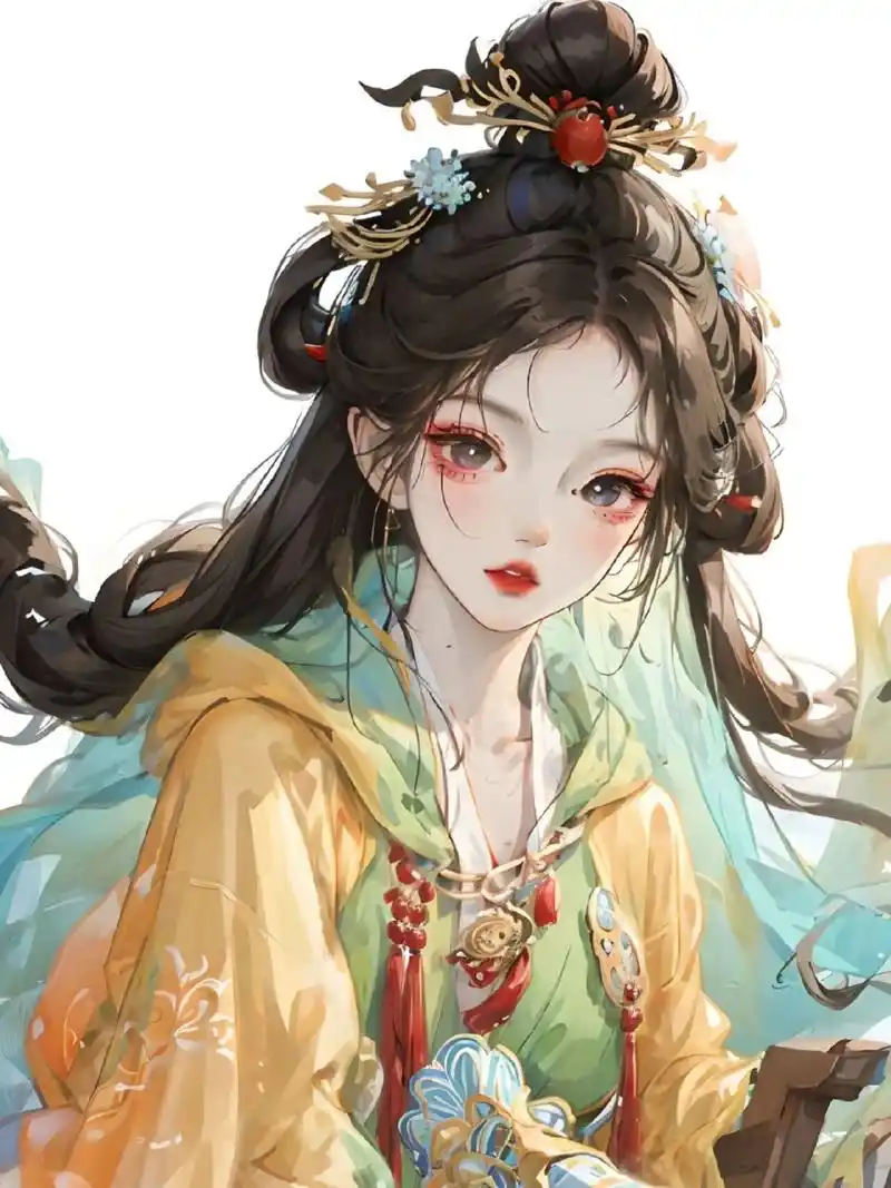 绘画素材 | 国风动漫少女