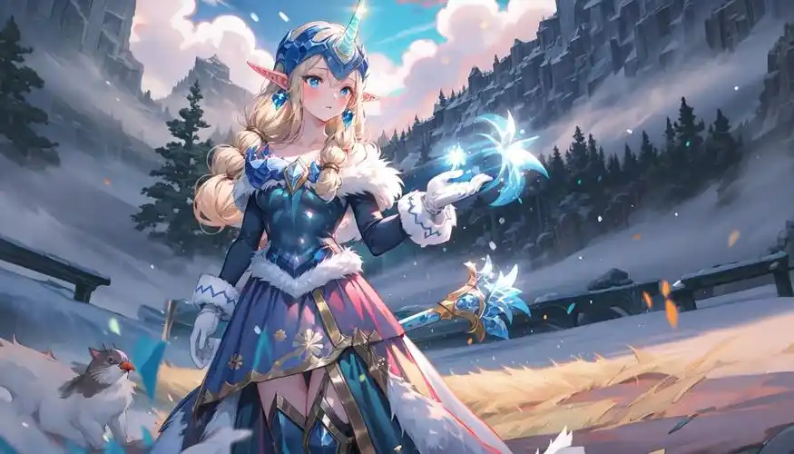 ai绘画 #lol #索拉卡0404冬季奶妈 - 抖音