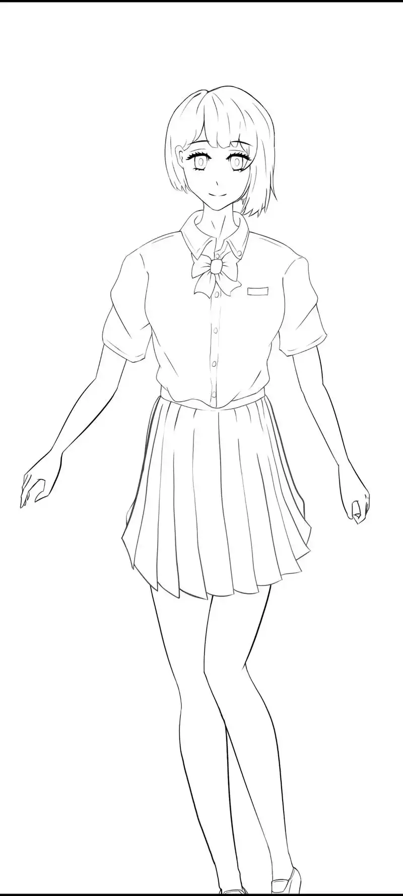 动漫人物.#画画 #动漫 #板绘 #画渣日常 你驻足于春色中 - 抖音