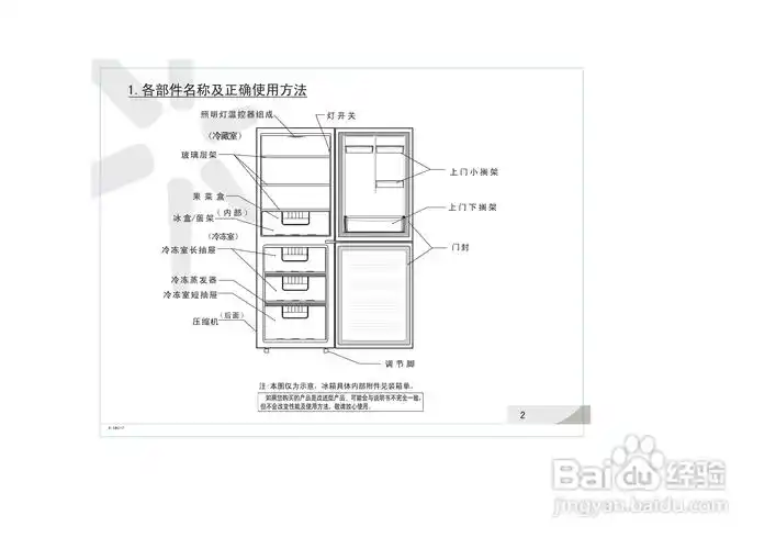 容声冰箱bcd-202gm型使用说明书