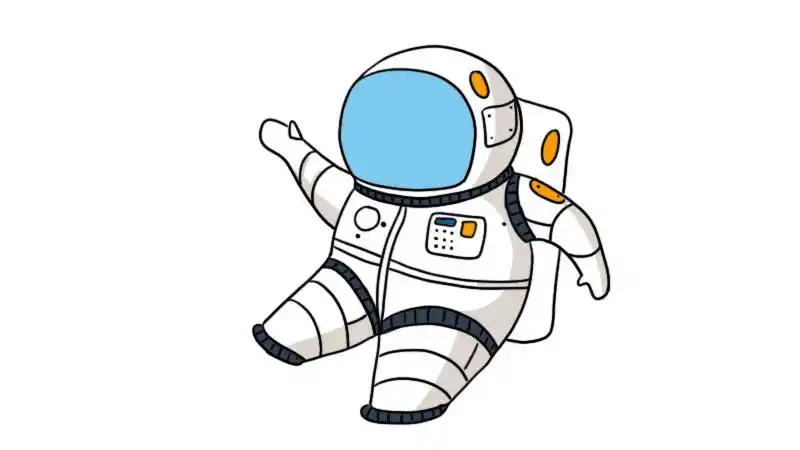 宇航员简笔画怎么画宇航员简笔画的画法