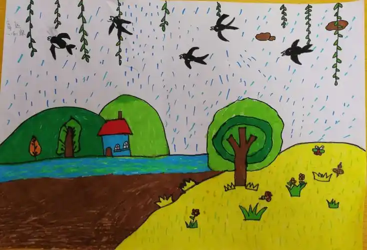 "美丽的春天"——思源实验学校一年级绘画比赛