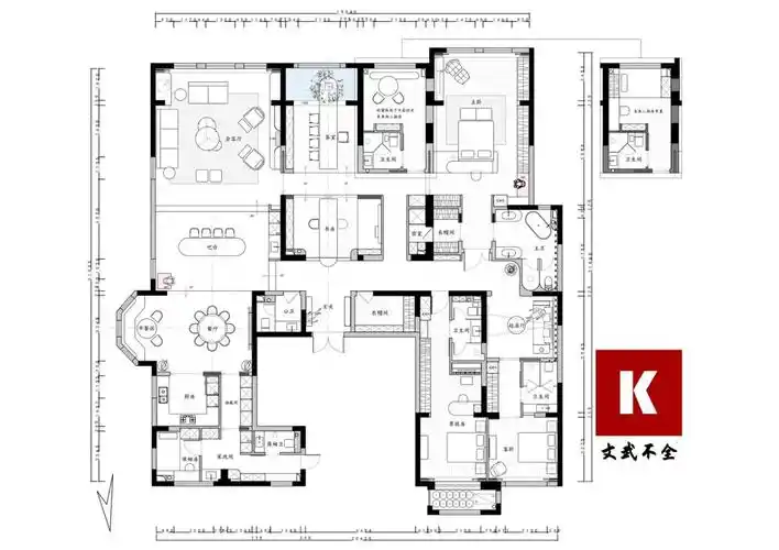 套内350平大平层