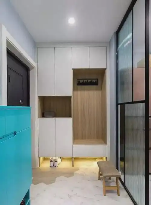 玄关鞋柜设计大赏,九种款式各具特色,颜值与实用并存!