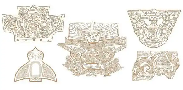 图注:良渚文化中的代表性图腾&纹饰以色彩为钥 76开启良渚文明视觉