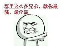 群里这么多兄弟 就你最骚最淫荡_群里_最骚_淫荡表情