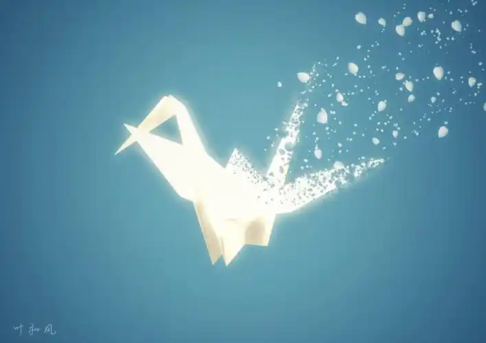 千纸鹤 - 叶和风 - 原创作品 - 视觉中国(shijueme)