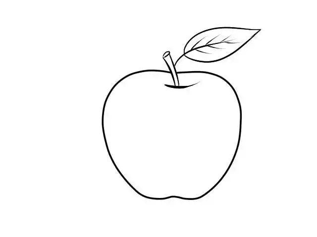 苹果简笔画