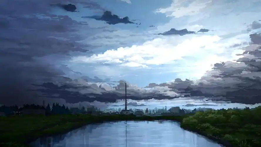 唯美养眼动漫风景桌面壁纸