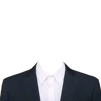 23365蓝底西装证件照模板650233654264白衬衫证件照免抠psd素材男