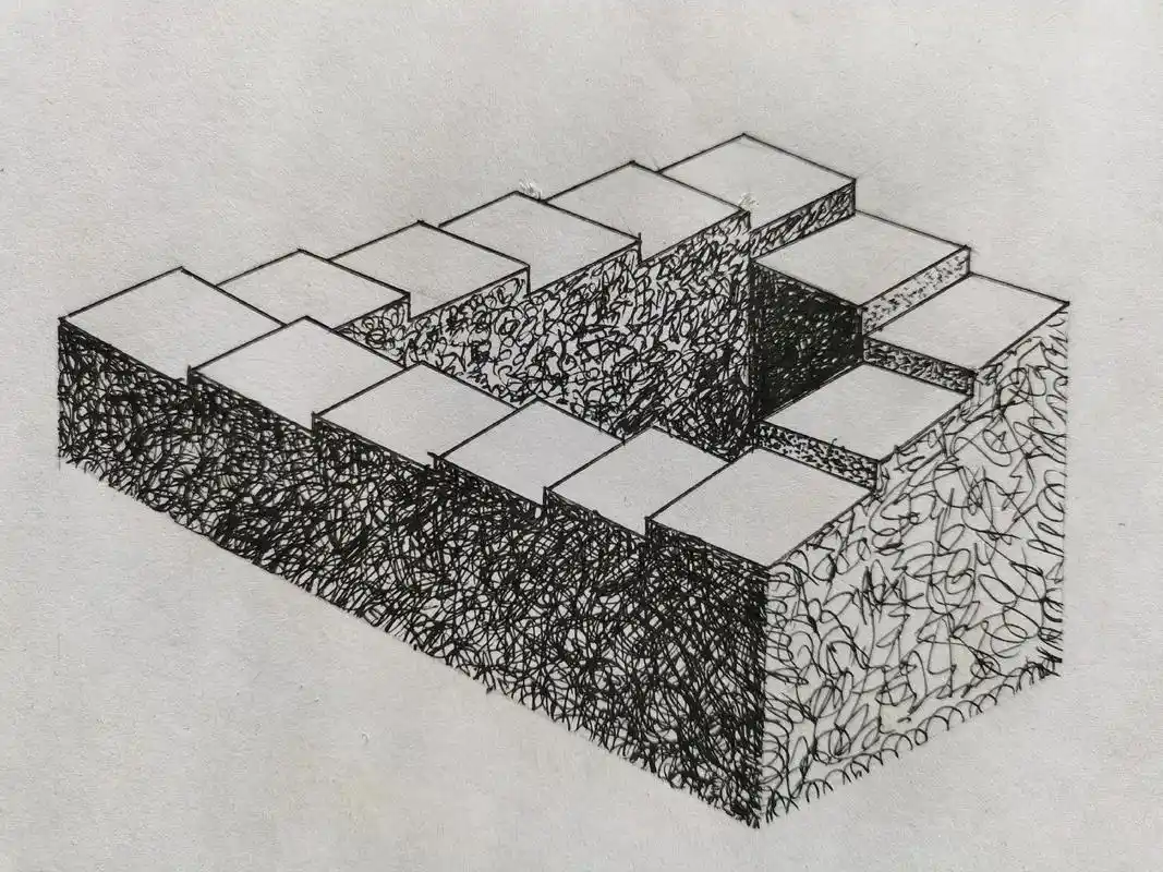 上或下单循环的彭罗斯阶梯如何欺骗了我的视线