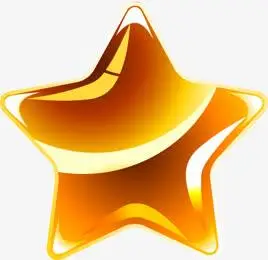 梦幻水晶黄色星星