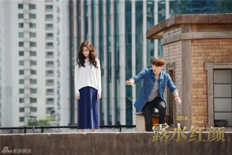 露水红颜兽性概念海报