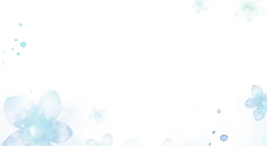 水彩花朵淡雅文艺风唯美高清背景2张