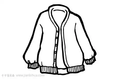 外套的简笔画外套的简笔画图片大全图片