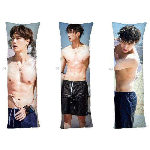 lay张艺兴腹肌肉人形等身抱枕头/床用男友长枕玩偶图照片专辑应援