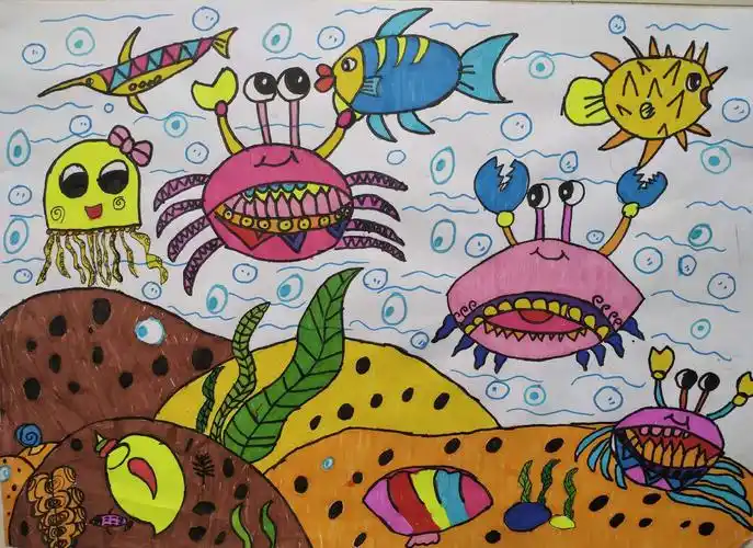 艺源美校"2020六一美术作品展"少儿水彩笔作品抢先看