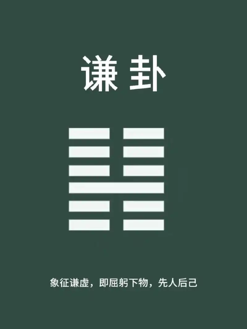 "六十四卦—谦卦"#国学文化 #干货分享 #易学智慧 #每天 - 抖音