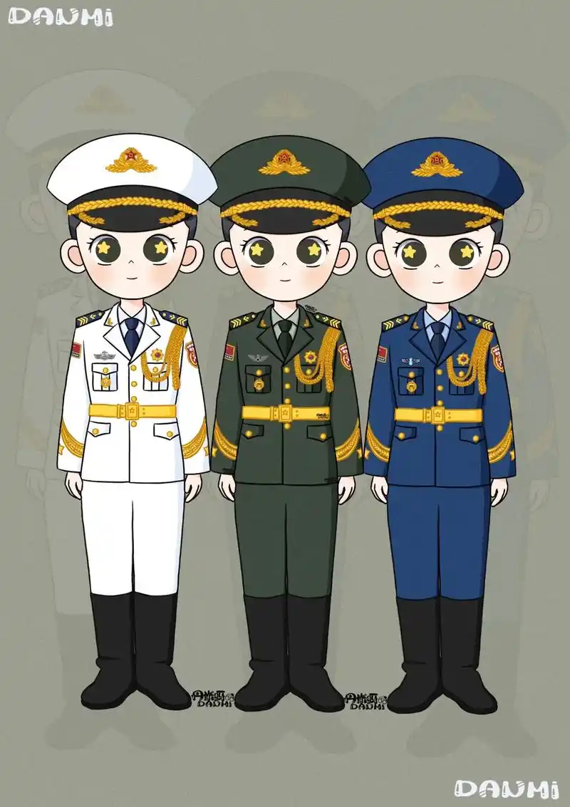 q版仪仗队|q版兵哥哥