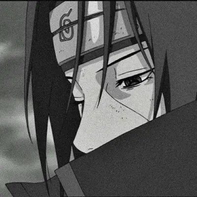 火影忍者宇智波鼬黑白