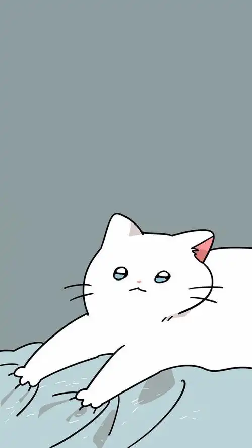 卡通小猫可爱有趣背景图