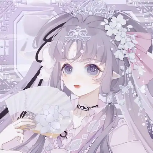 微信头像可爱风动漫二次元闺蜜头像遇见你是最美丽的意外