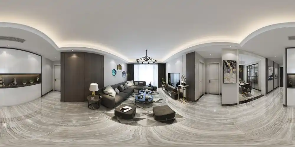 现代风全景|空间|室内设计|西橘效果图 - 原创作品 - 站酷 (zcool)