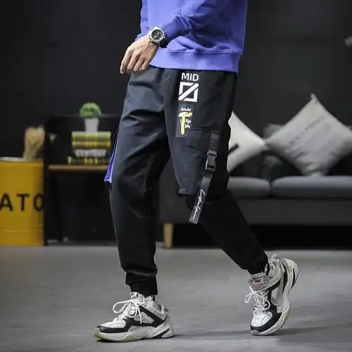 lol英雄周边adc辅助打野中单上单男青少年休闲联盟小脚裤子卡其4m