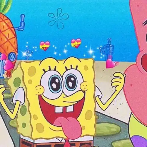 海绵宝宝闺头丨奶盖头像78