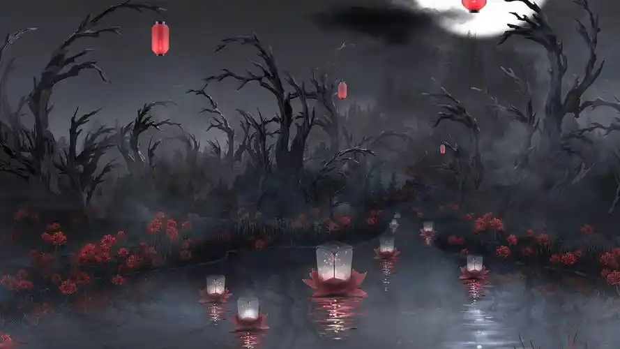 喜欢古风,喜欢动漫,喜欢红色这款 mac动漫红色场景动态桌面壁纸可以