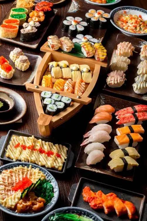 0688抢一碌木寿司2大1小自助套餐!寿司任吃,饮料畅饮