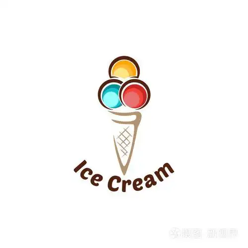 公司或店铺的冰淇淋标志