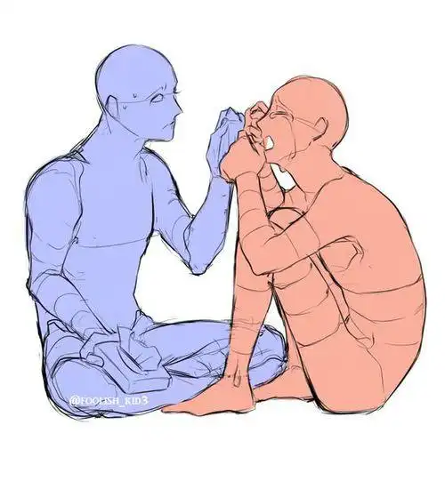 【素材】双人互动参考