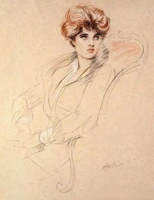 线条保罗·塞萨尔·以路 作品里的法式优雅法国印象派画家印象派是19