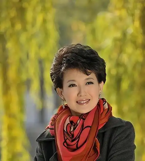 梁艳央视少有的短发美女主持人