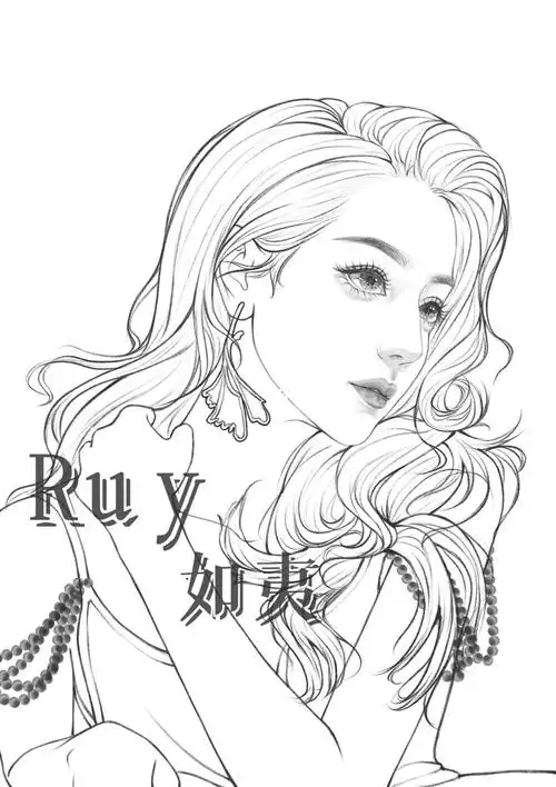 procreate绘画  #线稿  #迪丽热巴